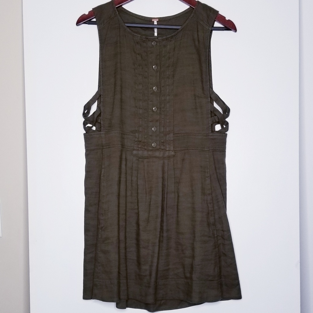 Free People Moonshine Moss Dress - Picture 4 of 7